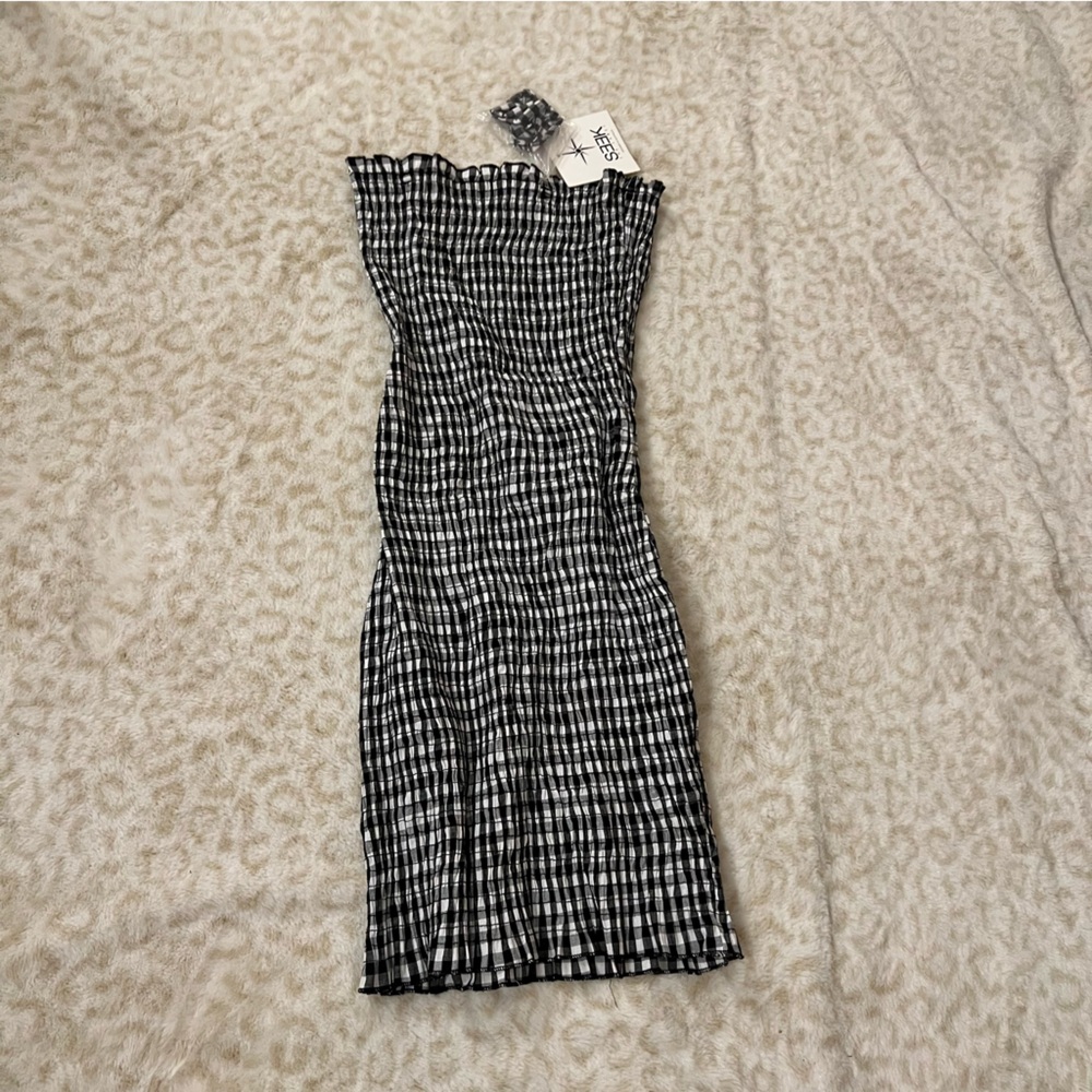 SEEK Plaid Dress